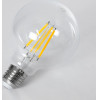 GloboStar ����� Led Long Filament E27 G95 ������� 4W 840lm 360� Ac 220-240V IP20 �9.5 x �13.8cm ����� ����� 2700K �� ������� ����� - Pro Series 210lm/W - A ���������� ����� - 3 ������ ������� - (99084)