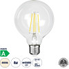 GloboStar ����� Led Long Filament E27 G95 ������� 4W 840lm 360� Ac 220-240V IP20 �9.5 x �13.8cm ������ ����� 4000K �� ������� ����� - Pro Series 210lm/W - A ���������� ����� - 3 ������ ������� - (99092)
