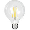 GloboStar ����� Led Long Filament E27 G95 ������� 4W 840lm 360� Ac 220-240V IP20 �9.5 x �13.8cm ������ ����� 4000K �� ������� ����� - Pro Series 210lm/W - A ���������� ����� - 3 ������ ������� - (99092)