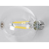 GloboStar ����� Led Long Filament E27 G95 ������� 4W 840lm 360� Ac 220-240V IP20 �9.5 x �13.8cm ������ ����� 4000K �� ������� ����� - Pro Series 210lm/W - A ���������� ����� - 3 ������ ������� - (99092)