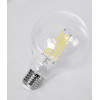 GloboStar ����� Led Long Filament E27 G95 ������� 4W 840lm 360� Ac 220-240V IP20 �9.5 x �13.8cm ������ ����� 4000K �� ������� ����� - Pro Series 210lm/W - A ���������� ����� - 3 ������ ������� - (99092)