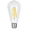 GloboStar ����� Led Long Filament E27 ST64 ������ 4W 840lm 360� Ac 220-240V IP20 �6.4 x �14.5cm ����� ����� 2700K �� ������� ����� - Pro Series 210lm/W - A ���������� ����� - 3 ������ ������� - (99086)