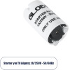 GloboStar Starter ��� ������ Led ����� ��������� T8 G13 ������������� Max 1A Ac 250V IP20 �2 x �3.8cm - 3 ������ ������� - (99099)