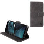 Lime Successories Lime ���� Motorola Moto G14 XT2341-3 6,5'' Essential Magnet Book Stand Clip GREY