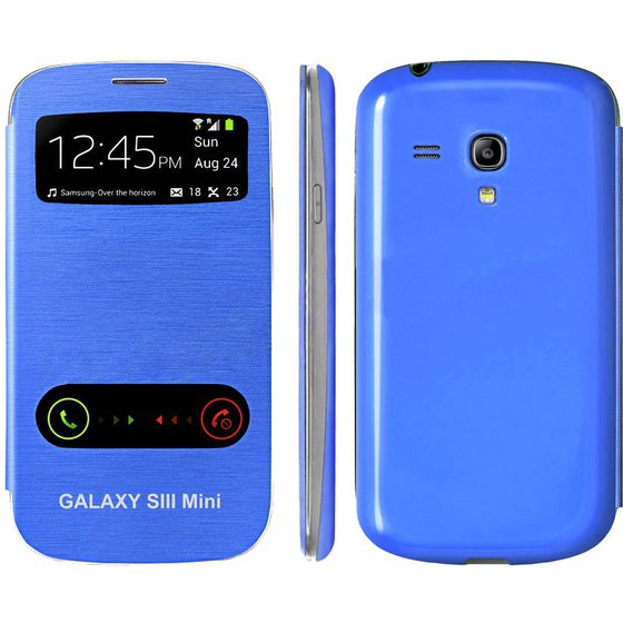���� ICASE SAMSUNG GALAXY S3 MINI I8190 FLIP TOUCH ����