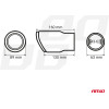 AMiO ���� (������) ��������� MT-024B ����� ����� �43-62 160x89mm ���� - 1 ���. - (03169)