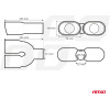 AMiO ���� (������) ��������� ����� ������� MT-025 235x157mm �36-54mm ���� - 1 ���. - (03170)