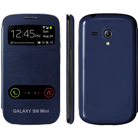 ���� ICASE SAMSUNG GALAXY S3 MINI I8190 FLIP TOUCH ������ ����