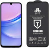 Idol 1991 Tempered Glass Samsung A15 4G A155/A15 5G A156 6.5'' 9H 0.25mm Titanium Semi Curved Full Glue BLACK