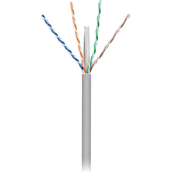 HYPER-Fix ������� ������� Utp CAT-6 Cca 24/7 Stranded 5.8mm Pvc ���� 100m 250MHz 100� ECA_CPR/CE/Soho Pass 40m Fluke Test ����
