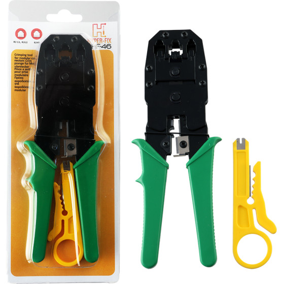 HYPER-Fix HF-46 3 �� 1 ����� ���������� �������� �������/ CAT-LAN/RJ11/RJ12/RJ45/8P8C/ 4P4C/4P2C + ������ ����������� �������
