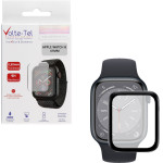 Volte-Tel Tempered Glass Apple Watch 7/Watch 8/Watch 9 41mm 3D Edge 1.69'' 9H 0.30mm Full Glue Full Cover BLACK
