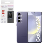 Volte-Tel Tempered Glass Samsung S24 5G S921 6.2'' 9H 0.25mm 3D Curved For Camera TRANSPARENT