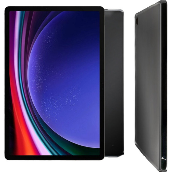 Volte-Tel ���� Samsung Tab S9 Fe X510 10.9''/Tab S9 X710 11.0'' Silicon Deluxe Tpu Camera Guard BLACK