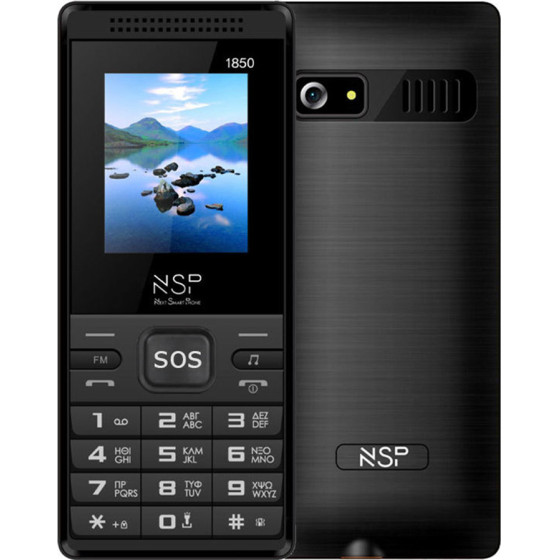 NSP ������ �� ������� 1850DS 2G 1.8'' Dual Sim 32MB/32MB RADIO-MP3/MP4 Sos Button Black + Hands Free