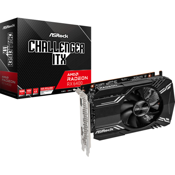 Asrock Radeon RX 6400 Challenger ITX 4G - (90-GA3CZZ-00UANF)