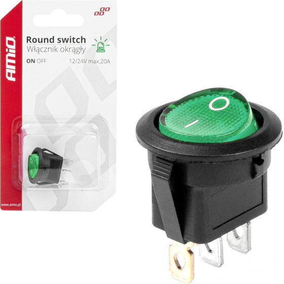 AMiO ��������� ON/Off 3 ������ 12/24V ���������� �������� �������� ���� - 1 ���. - (03084)