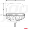 AMiO ����� Diamont W25SB �� ����� ������ 12/24V 24xSmd Led ��������� ������� 154x126mm ���� - 1 ���. - (03339)
