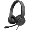 Lamtech Usb Stereo Headphone With Mic Noise Cancelling Black - (LAM113072)