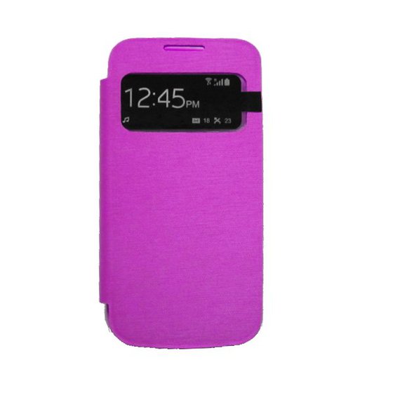 ���� ICASE SAMSUNG GALAXY S4 MINI I9190 FLIP WINDOW MAGENTA