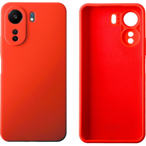 Idol 1991 ���� Xiaomi Redmi 13C 4G 6.74'' Velvet Elite Tpu 4 Side Full Camera Protection RED