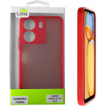 Lime Successories Lime ���� Xiaomi Redmi 13C 4G 6.74'' Hardshell Fusion Full Camera Protection Red With Black KEYS