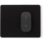 Nedis Mousepad 18 x 22 Cm Black Mat - (MPADF100BK)