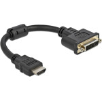 DeLock ���������� Hdmi �� Dvi 4K/30Hz, 20cm, ������ - (65206)