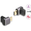 DeLock ���������� USB-C �������� �� ������, 100W, 40Gbps, ���� - (60059)