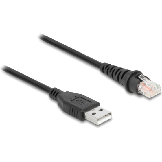 DeLock ������� Usb �� RJ50 ��� Barcode scanner, 3m, ����� - (90612)