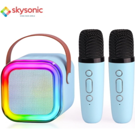 Skysonic K8 ������� ����� Bluetooth �� 2 �������� ��������� (Led Rgb Light/1200mAh/Type-C) ������� - (04242)