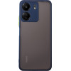 Lime Successories Lime ���� Xiaomi Redmi 13C 5G 6.74'' Hardshell Fusion Full Camera Protection Blue With Yellow KEYS
