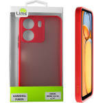 Lime Successories Lime ���� Xiaomi Redmi 13C 5G 6.74'' Hardshell Fusion Full Camera Protection Red With Black KEYS