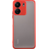 Lime Successories Lime ���� Xiaomi Redmi 13C 5G 6.74'' Hardshell Fusion Full Camera Protection Red With Black KEYS