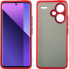 Lime Successories Lime ���� Xiaomi Redmi Note 13 Pro Plus 5G 6.67'' Hardshell Fusion Full Camera Protection Red With Black KEYS