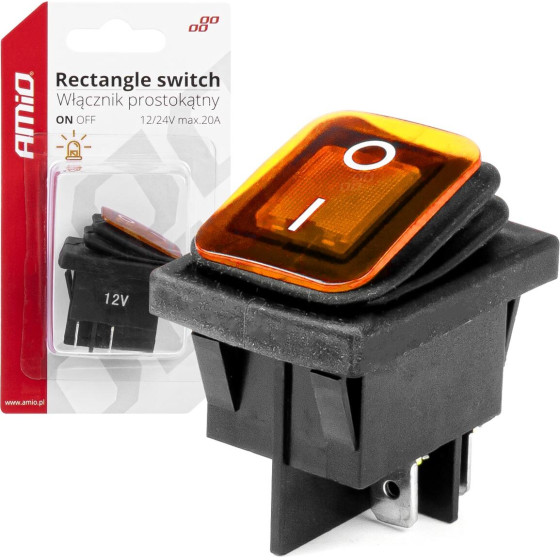 AMiO ��������� ON/Off 4 ������ 20A 12/24V �������� �������� ���������� ���� - 1 ���. - (03091)