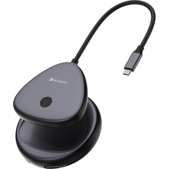 Verbatim Share My Screen USB-C Wireless Display Adapter 4K with Hub WDA-02 - (32147)