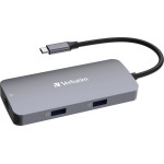 Verbatim USB-C Pro CMH-05 USB-C Docking Station �� HDMI 4K PD Ethernet ���� - (32150)