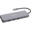 Verbatim CMH-13 USB-C Docking Station �� HDMI/DisplayPort 4K PD Ethernet ��� ������� 3 ������ ���� - (32153)