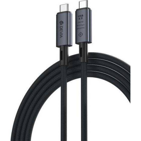 Devia ������� �������� Usb 4.0 EC641 Braided Usb C �� Usb C 1m Extreme Speed �����