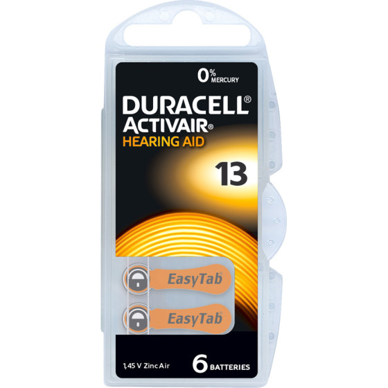 Duracell ��������� ���������� ��������� Activair 13, 1.45V, 6��� - (D13)