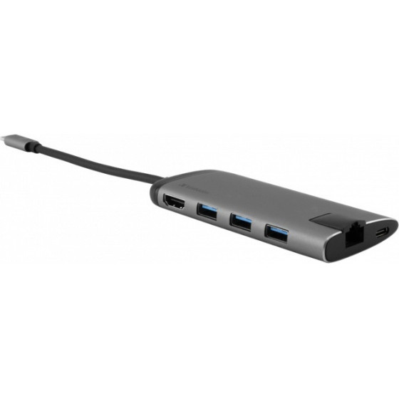 Verbatim USB-C Docking Station �� HDMI 4K PD Ethernet - (49142)