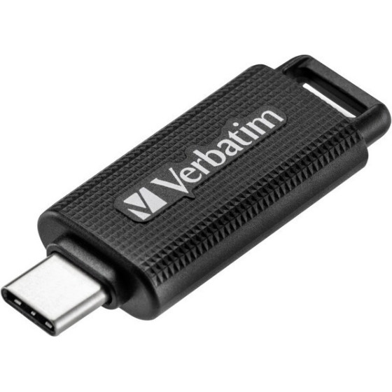 Verbatim Retractable 64GB USB 3.2 Stick �� ������� USB-C ����� - (49458)