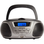 AIWA Bluetooth Boombox CD/MP3 Pink Titanium - (BBTU-300TN)
