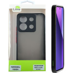 Lime Successories Lime ���� Xiaomi Redmi Note 13 Pro 5G 6.67'' Hardshell Fusion Full Camera Protection Black With Red KEYS