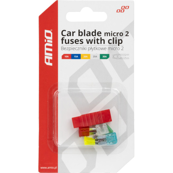 AMiO ��������� Micro Blade (����������) & �������� ��������� ������� (10A/15A/ 20A/25A/30A) ���� - 5 ���. - (03379)