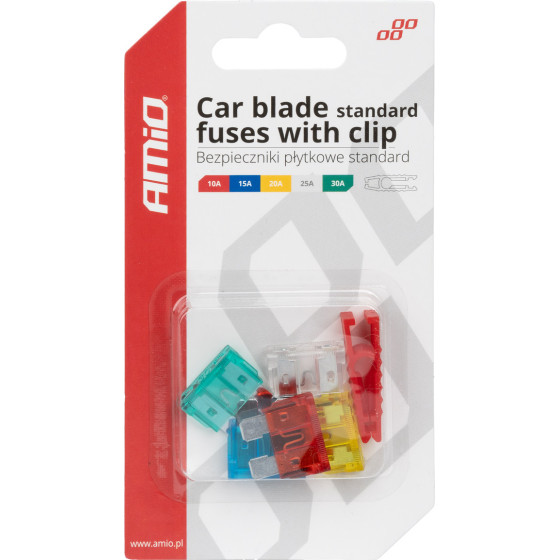 AMiO ��������� Standard Blade (����������) & �������� ��������� ������� (10A/15A/ 20A/25A/30A) ���� - 5 ���. - (03380)