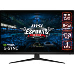 MSI Monitor Gaming G321Q, Flat Ips WQHD, 31.5'', 16:9, 300CD/M2, 100.000.000:1, 1MS, 170Hz, 2560x1440, 2XHDMI/Display PORT/Headphone OUT, BLACK, 3YW.