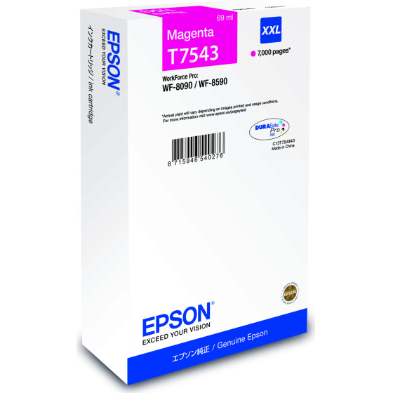 Epson Cartridge Magenta Xxl - (C13T75434N)
