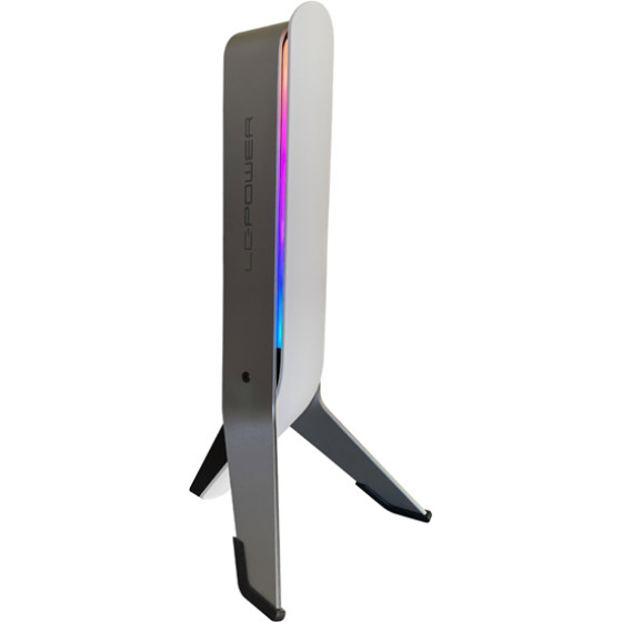 LC-Power Rgb Usb Hub & Headphone Holder White - (LC-HUB-HS-W)
